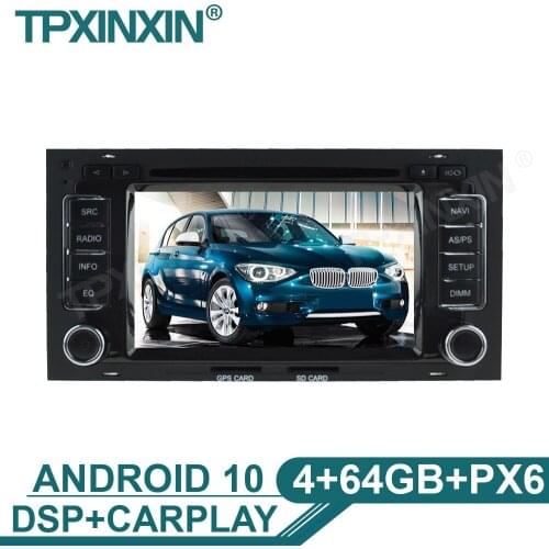 Android 10 4+64G For VW TOUAREG 8 2003 2004-2010 Car Multimedia Player GPS Navigation WIFI IPS Screen Player