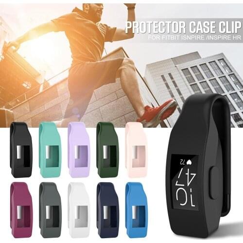 Colorful Silicon Case Cover Clasp Clip Holder Replacement Watch Bracelet Holder For Fitbit Inspire/Inspire HR Smart Tracker