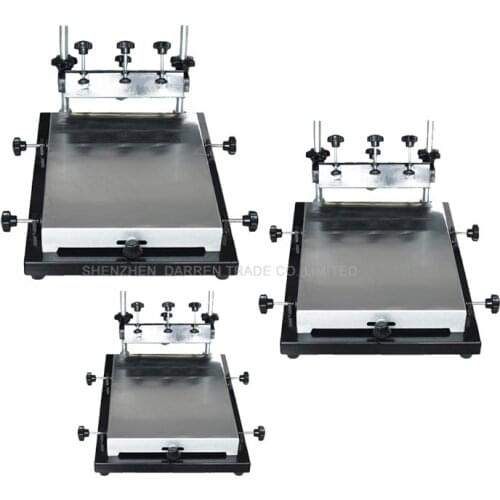 T-shirt Screen Printing Machine Single Color Screen Printer Flat Printing Press Printing Area 320*440MM