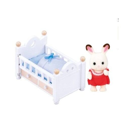 Geniune Sylvanian Doll Families Dollhouse Animal Figures furniture set clothes house food without package
