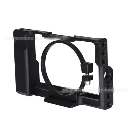 Photography Bracket DSLR Camera Rabbit Cage Universal for Sony RX100VI RX100M6 Series Aluminum Alloy Cage Handheld Stabilizer