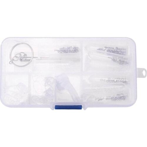 Optical Glasses Repair Kit Eyeglass Repair Screws Tool Box Eyeglass Sunglasses Screw Nut Nose Pad Assortment Set