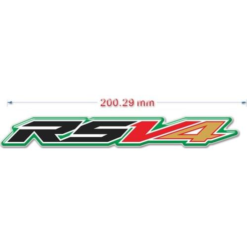 Motorcycle Stickers Tank Pad For Aprilia RSV4 V4 RR RF X 1100 Factory 3D Logo Side Panel Fuel Protector Fairing Emblem