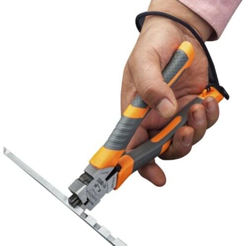 Exterior wall aluminum alloy groove strip square hole pliers Exterior wall aluminum alloy sink decoration pliers Cross four-way