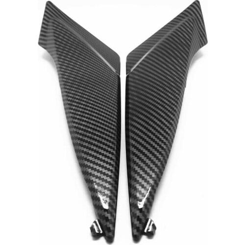 Carbon Fiber Pattern Gas Tank Side Trim Cover Panel Fairing for Suzuki GSX-R 600 750