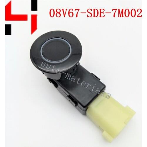 4 pieces parking sensor 08V67-SDE-7M002 New Parking PDC Sensor For Honda Accord 08V67SDE7M002 black color