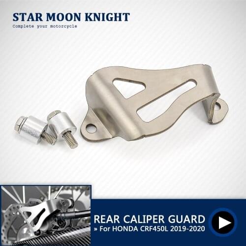 Fit For HONDA CRF450L CRF 450 L CRF 450L 2019 - 2020 Motorcycle Accessories Rear Brake Caliper Cover Guard Protector Protection