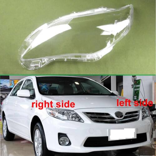Transparent Lampshade Lamp Shade Front Headlight Shell Headlamp Cover Glass For Toyota Corolla 2010 2011 2012 2013