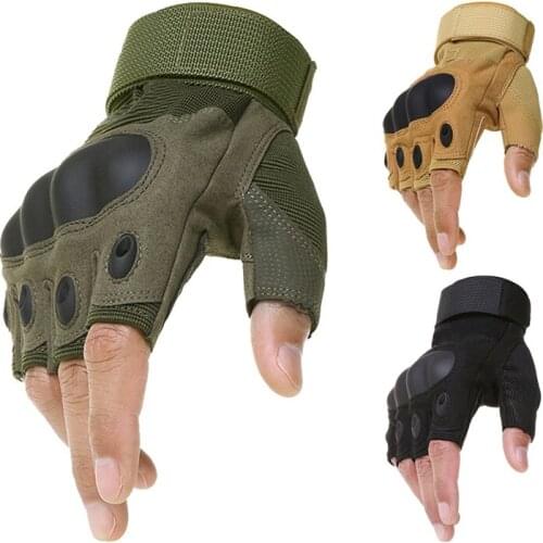 Season hot motorcycle half finger gloves hard knuckle bicycle off-road motorcycle gloves rider bicycle half finger gloves