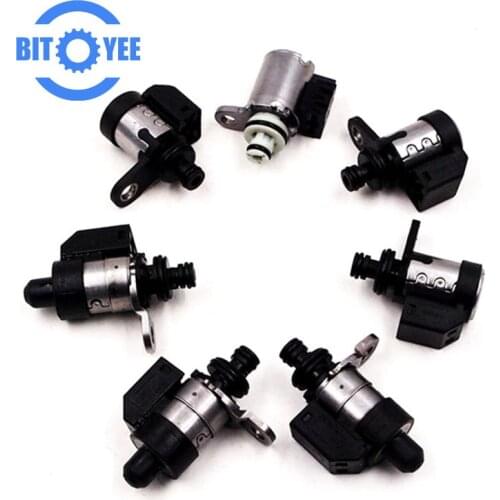 7PCS Solenoids 02UP High Ohm For Nissan Pathfinder Infiniti EX35 FX35 RE5R05A 319411FX02
