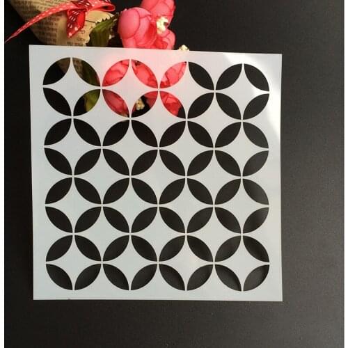 1Pcs 13*13cm Scapbook Stencil Cake Decorating Tool scrapbooking DIY Decorating Stencil Fondant Pattern Printing Spray Template