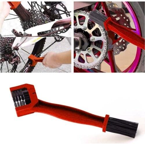 Universal Motorcycle Bicycle Gear Chain Maintenance Clean Dirt Brush Cleaning Tool Motorcycle Bicycle Clean Tool
