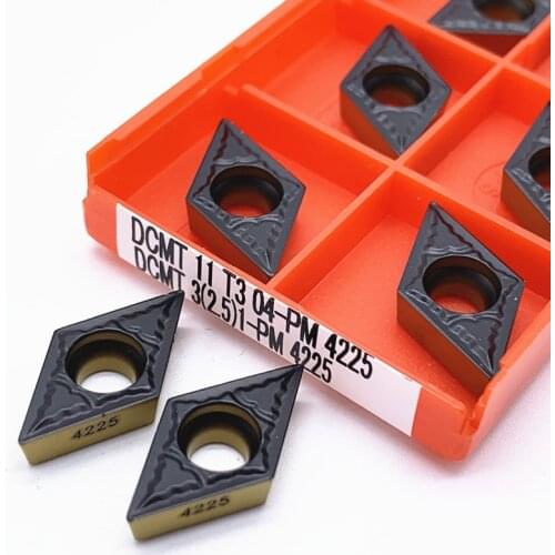 DCMT11T304 DCMT11T308 PM4225 High Quality Carbide Insert InternalOriginal Lathe DCMT 11T304 11T308 PM 4225 Turning Tool
