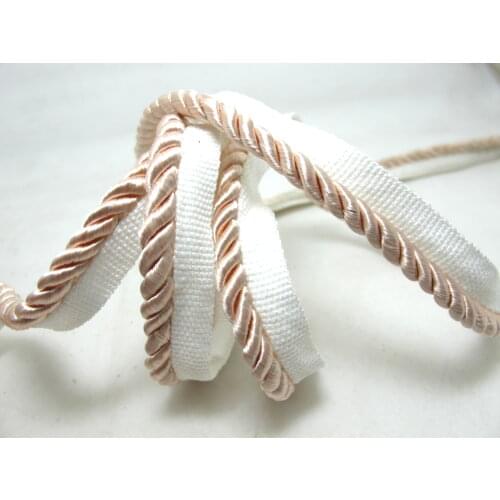 3 Yards 15mm Pink Thick Rope Piping Lip Cord Trim|Pillow Cushion Trim|Upholstery Edging Trim Sewing Supplies