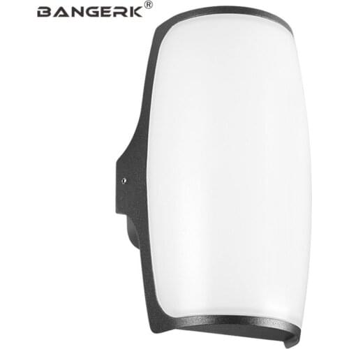 Aluminium Outdoor Wall Lamp Waterproof 12W LED Porch Light Modern Wall Sconce Lights Garden Aisle Balcony Home Decor Lighting