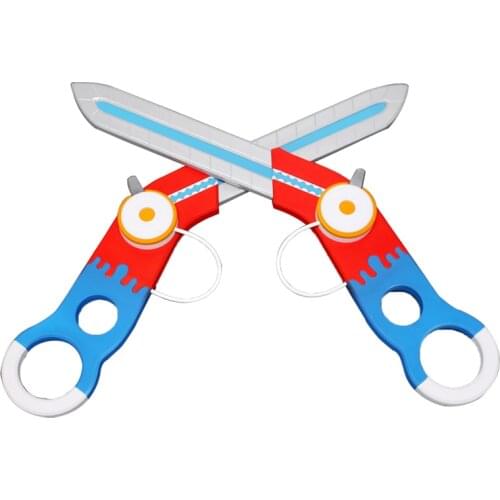 Anime Wonder Egg Priority Kawai Rika Cosplay Sword Cutter Replica Weapons Utility Knife Scissorss Props for Halloween Party