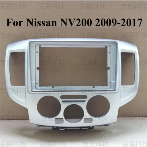 For Nissan NV200 2009 2010 2011 2012 2013~2017 Car Fascias Navigation Frame Dash Kit 9" Universal Android Multimedia Player