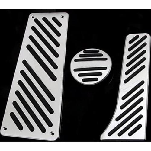 Car Accessory Accelerator Gas Brake Foot Rest Pedal Pad For Benz Smart Fortwo Elf 2009-2013 2014 Pedals Pad Non-Drilling Pedals