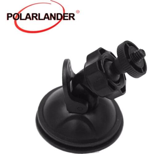 Car DVR Bracket Universal Interface 4MM/6MM Round Head Adjustable Neck 360°Rotation Suction Cup Type Reliable High Quality Black