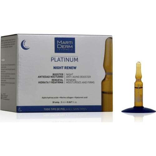 MARTIDERM PLATINUM NIGHT RENEW 30+5 AMP