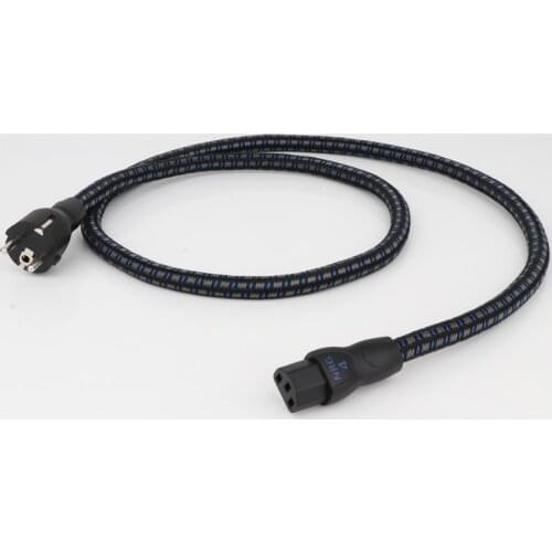 NRG4 HIFI Power Cable EU Version Power Cord Cable Hi-end Schuko Mains Power Plug Connector Line