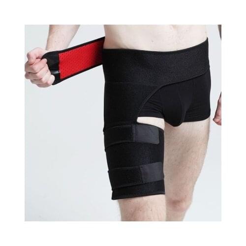 Thigh Guard Leg Support Adjustable Compression Protector Upper Leg Sleeve Cover Gym Fitness Sportswear Accessories