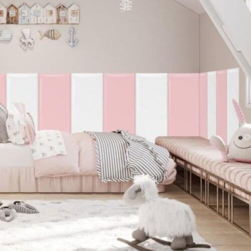 Headboard Anti-collision 3d Self-adhesive Wall Sticker Bed Surrounding Soft Cover Tatami Baby Backrest Bedroom Background Pad