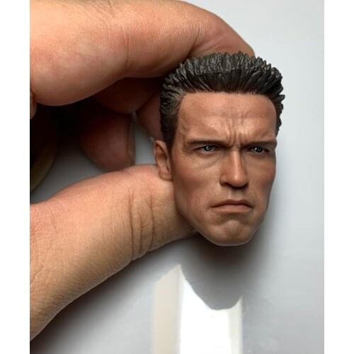 Spot 1/6 scale Arnold Male Head Sculpt Head Model Fit 12'' Action Figure Body Collection Head Carving Toys