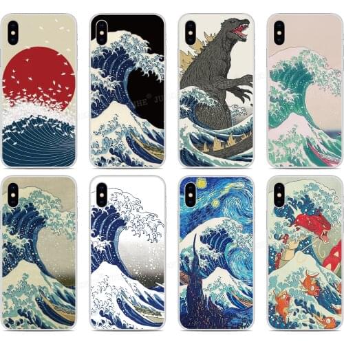 Wave off Kanagawa Bumper Phone Case For BlackBerry-Priv KEYone KEY 2 Motion Passport Q30 Z10 Z30 Q10 DTEK50 DTEK60 DTEK70 Cover