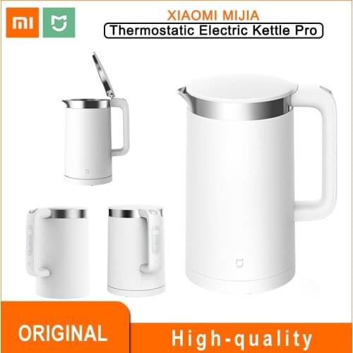 XIAOMI MIJIA Smart Thermostatic Electric Kettle Pro Fast Boiling 304 Stainless 1.5L Capacity APP Intelligent Control Teapot 2020