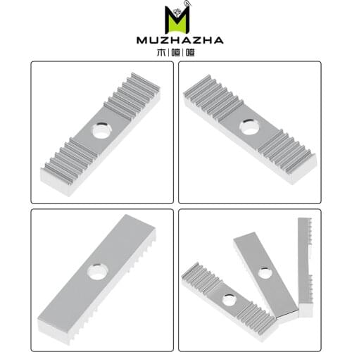 2pcs aluminum Alloy Tooth pitch 2mm Aluminum sheet Reprap GT2 Timing Belt Fixing Piece Clamp Fixed Clip 9*40mm CNC For Printer