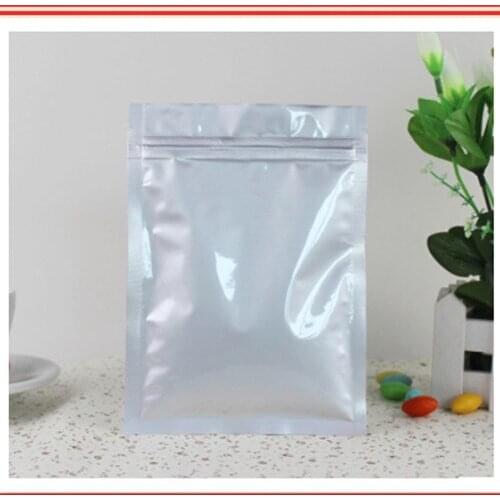 10cm*15cm 100Pcs/lot, zip lock Seal flat bottom aluminum foil bag,wholesale pure foil coffee tea bags