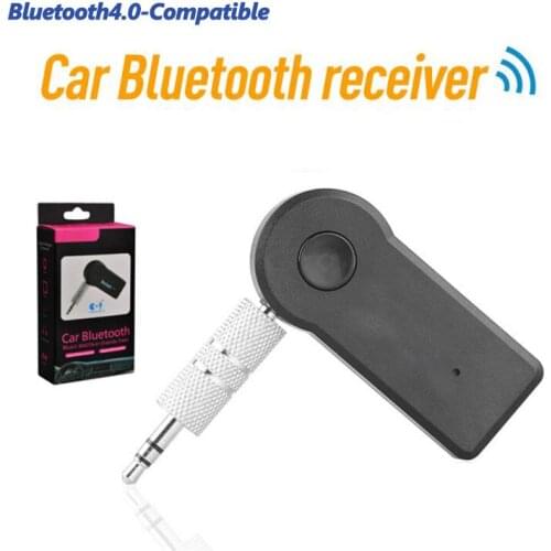 Bluetooth4.0-Compatible Audio Receiver Transmitter 3.5mm AUX Stereo Adapter Receiver Car Wireless Adapter Handsfree Call Adapter