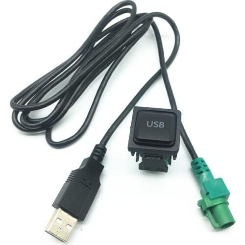 Car usb interface CD Player Radio USB Adapter Cable wiring harness For VW jetta Golf 5 mk5 6 mk6 Polo Tiguan For Audi For Skoda