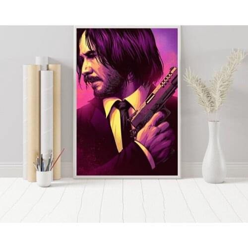 John Wick : Chapter 3 - Parabellum 2019 Keanu Reeves Movie Poster Wall Painting Home Decoration ( No Frame )