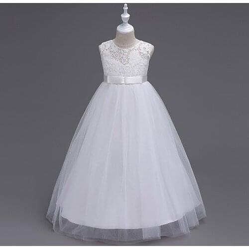 Elegant Lace Princess Girl Christmas Party Dress Wedding Gown Kids Dresses For Girls Dress Children Clothing