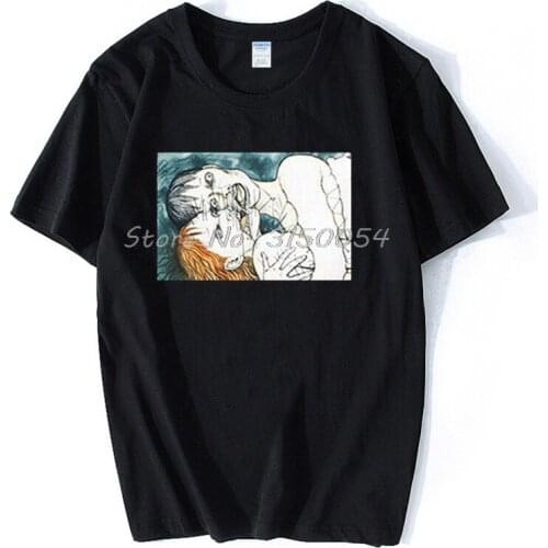 Junji Ito Okuman Botchi T-Shirt Anime Men Cotton O-neck Tshirt Summer Funny T Shirt Hip Hop Tees Tops Harajuku