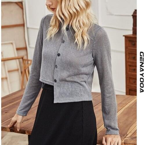 Genayooa Women's Knitted T-shirts