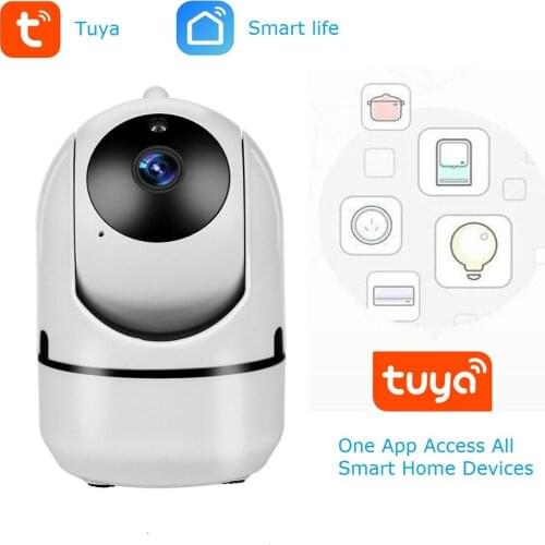 HD 1080P IP Camera Tuya Smartlife App Security WiFi Wireless Mini CCTV Indoor Home Camera Alexa Google Home Optional