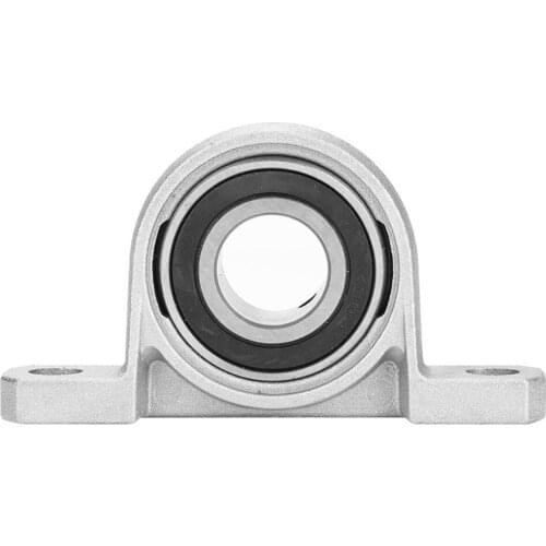 KP004 Vertical Bearing 20mm DIY Center Zinc Alloy For Direct Installation Two-bolt Housing
