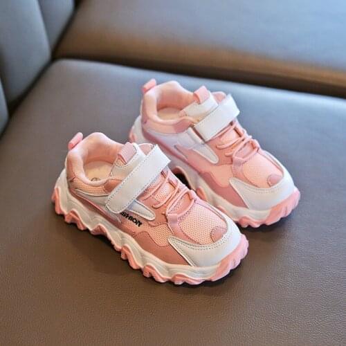 2020 Breathable Mesh Shoes Big Kids Sneakers Trainers For Girl Boys Sport Shoes Children Casual Shoes 3 4 5 6 7 8 9 10 11 12