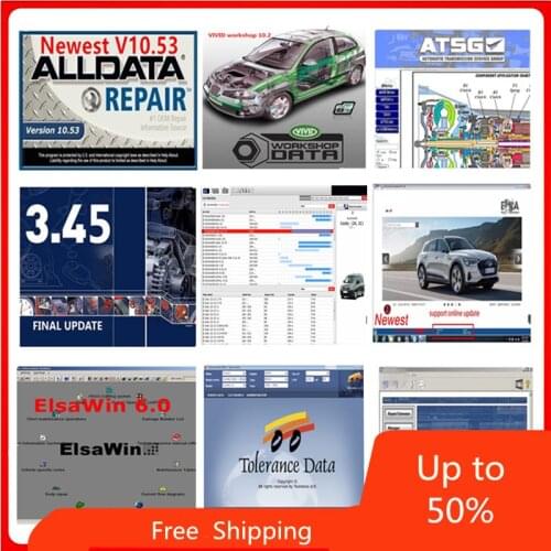 2021 hot selling all data software alldata 10.53 mit//chell od5 software 2015 vivid workshop data e/t/k/a 8.2 elsa 6.0 10 in 1TB
