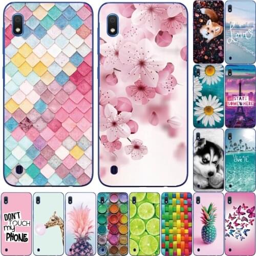 Cartoon Case For Samsung Galaxy A10 Case 2019 Soft TPU Back Cover Coque for Samsung A10 A 10 SM-A105F A105 A105F Silicone bumper