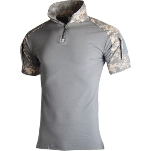 Men Tactical T shirt Short Sleeve Military Combat T-Shirt for Man and Woman Airsoft Paintball T Shirts Breathable Quick Dry