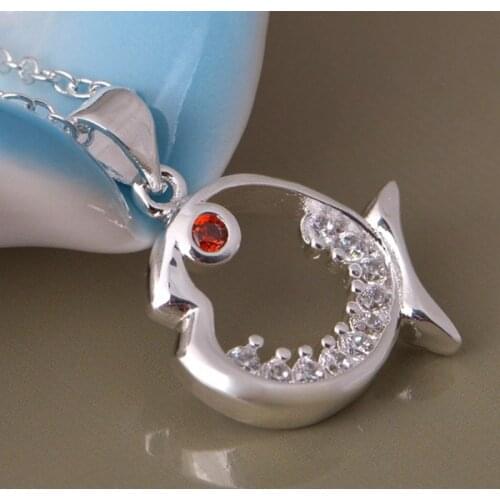 Wholesale High quality silver plated Fashion jewelry chains necklace pendant WN-1102