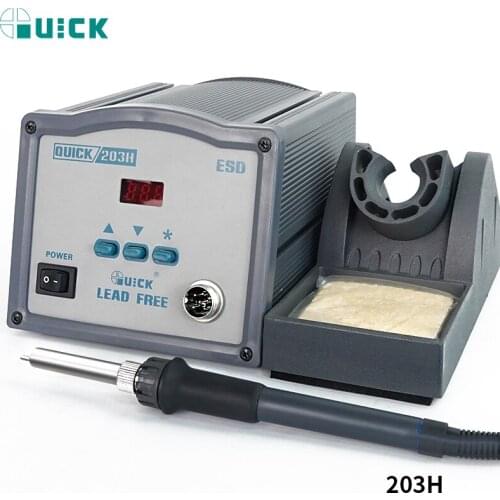 Quick 203H 90w Digital Intelligent High Frequency Eddy BGA Soldering Station Lead Free Iron Welding Tool Kit
