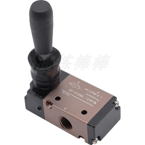 Pneumatic components single-acting Yade passenger type mechanical valve hand lever valve 3H210-08/3H310-10/3H410