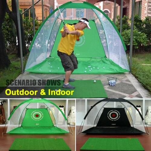 Golf Practice Net Practice Golf Hitting Nets With Carry Bag Golf Accessories For Indoor Outdoor Sports Golf Accessories
