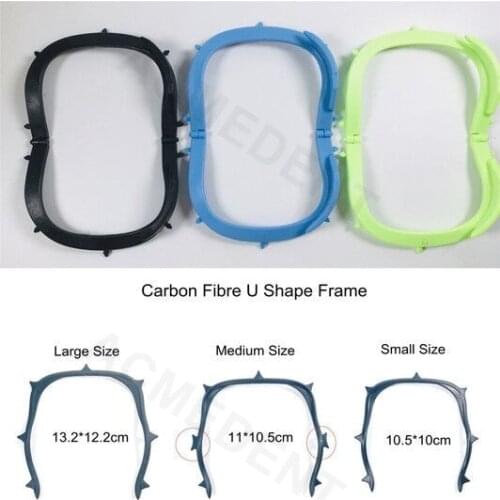 Dental Endo Frame Rubber Dam Sheets Carbon Fibre Contrast Foldable for X-Ray Film Hager Style 1 Piece