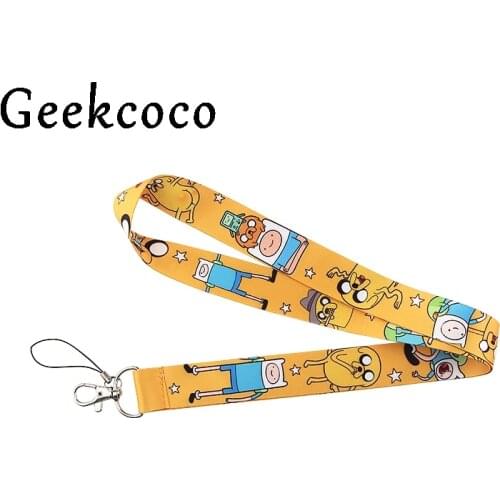 Funny blue cartoon lanyard keychains Accessory For Mobile Phone USB ID Badge Holder Keys Straps Tags Neck lanyard for kid J1086
